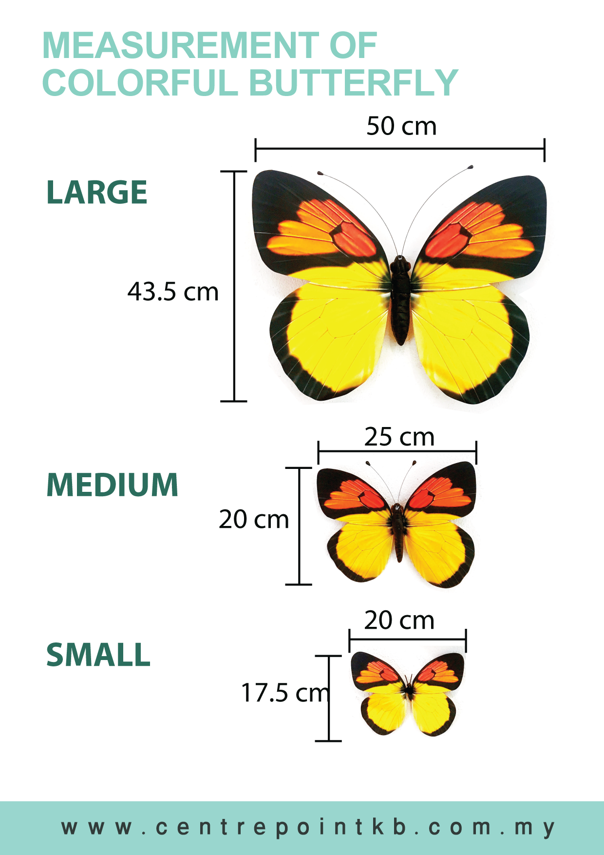 Colorful Butterfly (Pieces)