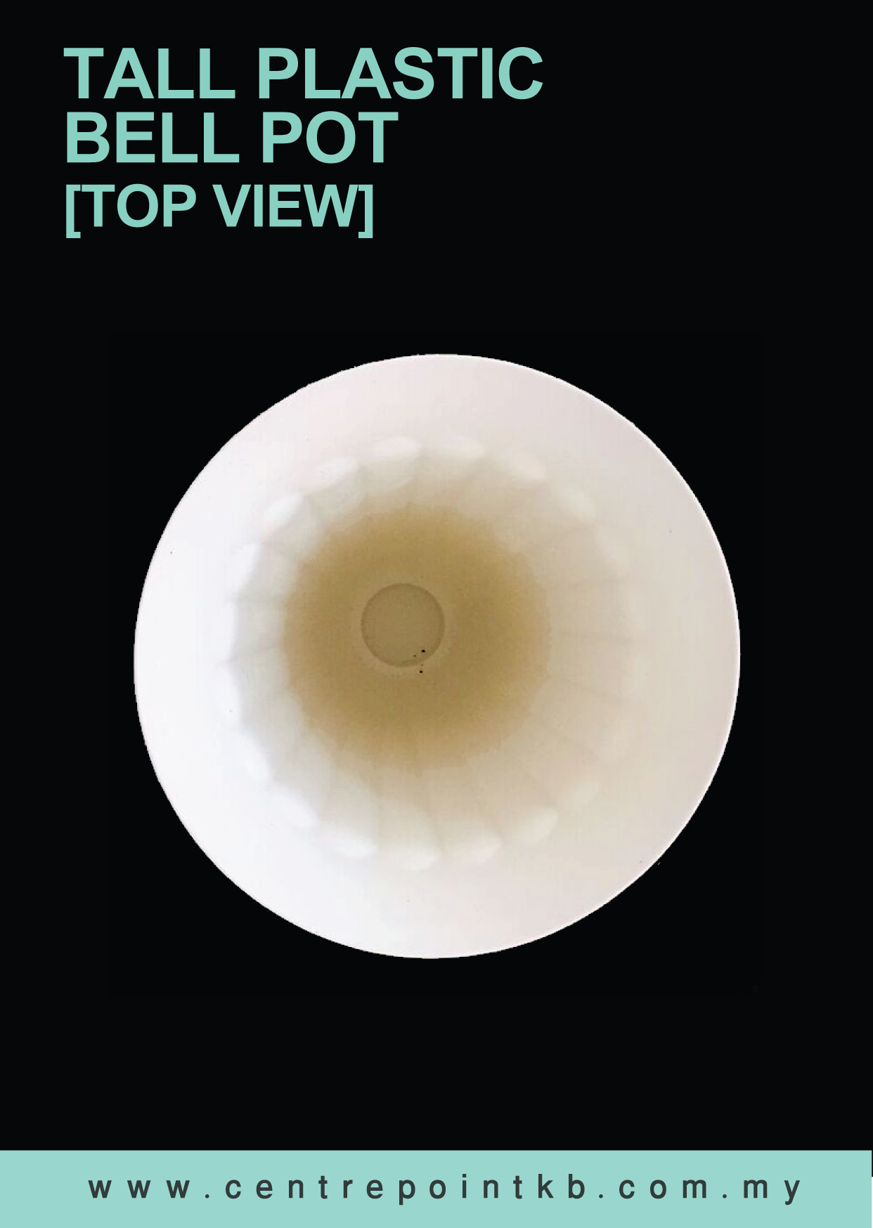 Tall Plastic Bell Pot (Pieces)