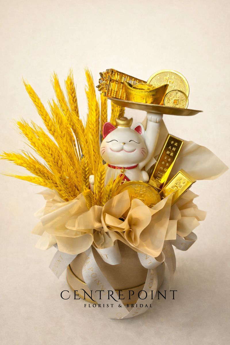 WHEAT GRASS Opening Box - PREMIUM FORTUNE CAT 010 (RM 180.00)