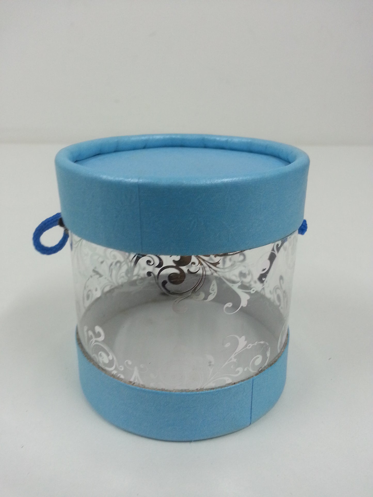 Round Transparent Paper Box (Colours) 25Box/Pkt