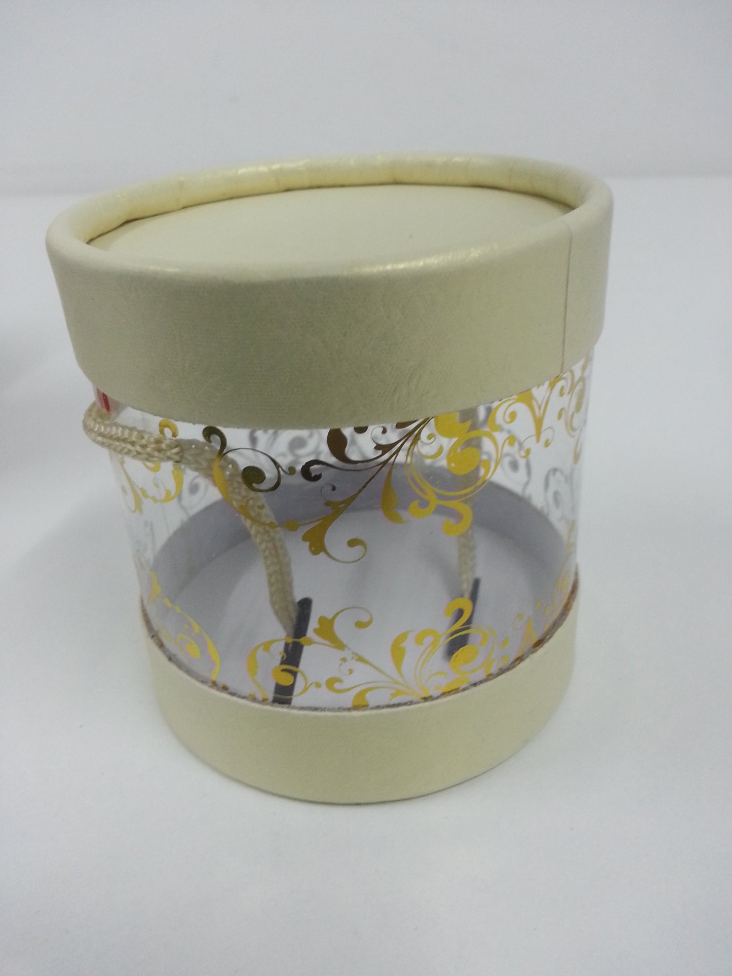 Round Transparent Paper Box (Colours) 25Box/Pkt