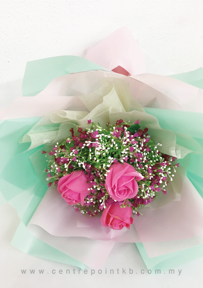 Pastel Rosey Bouquet (RM 83.00)