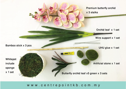Package Mail Orchid Arrangement DIY 04