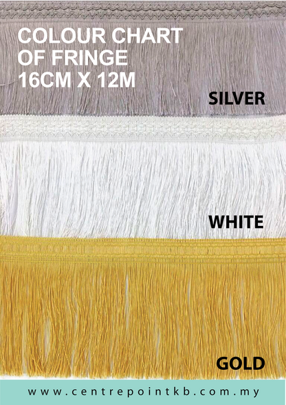 Fringe 16cm x 12m (Pieces)