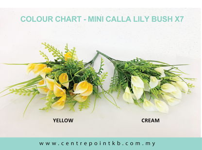 Mini Calla Lily Bush x7 (Pieces)