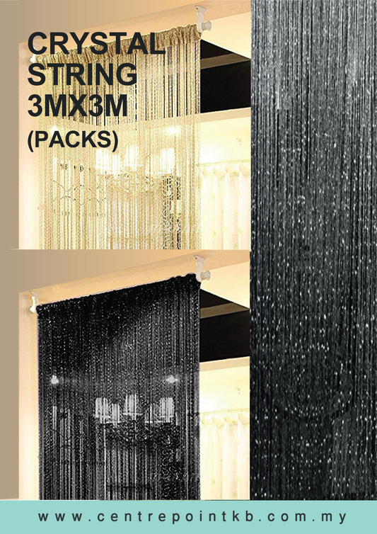 Crystal String 3Mx3M (Packs)
