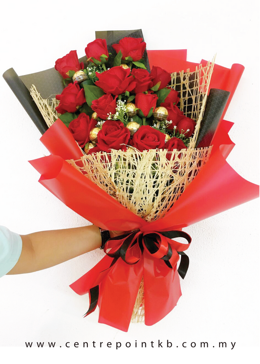 Doublewoot - AF Velvet Rose Bouquet 04 (RM 250.00)