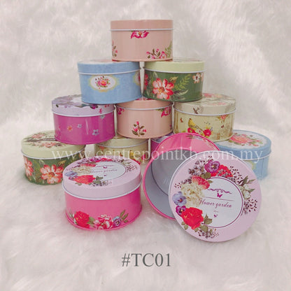 Round Aluminium Can With Design (Colours)