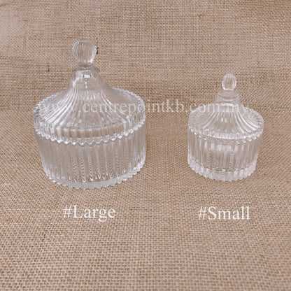 Glass Candy Pot