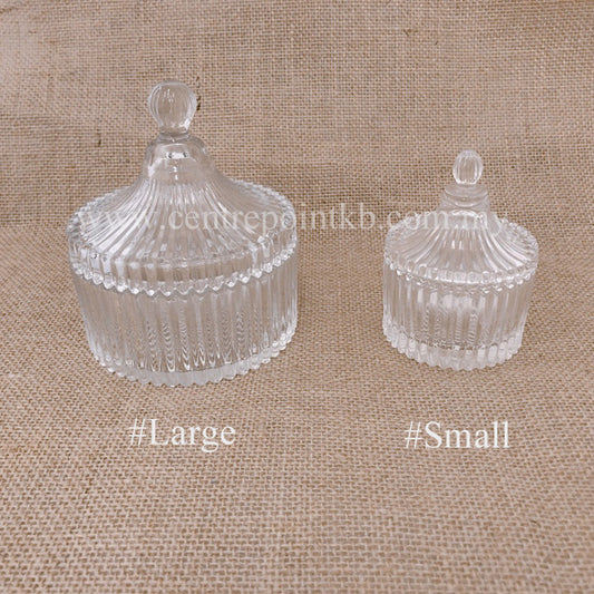 Glass Candy Pot