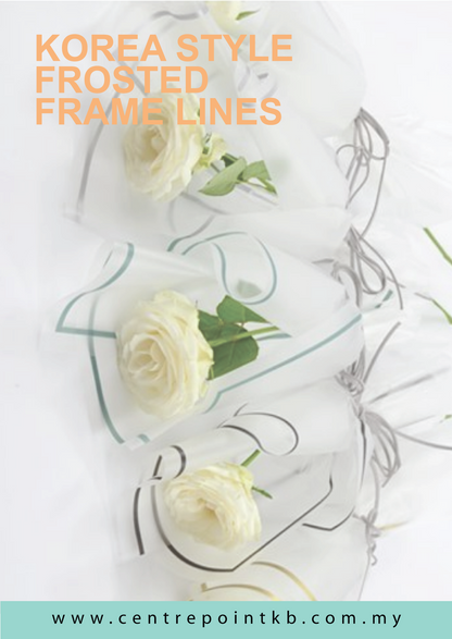 Korea Style Frosted Frame Lines (10 pcs/pkt)