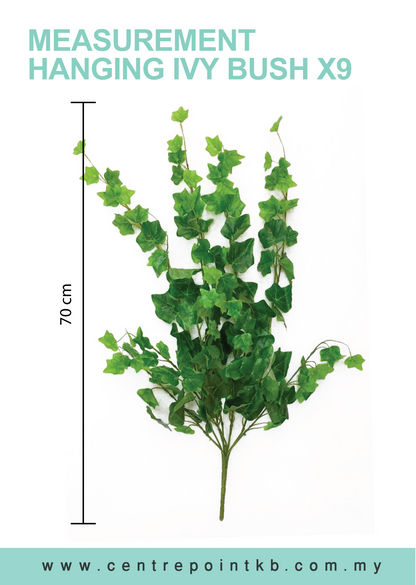 Hanging Ivy Bush X9 (Pieces/Dozen)