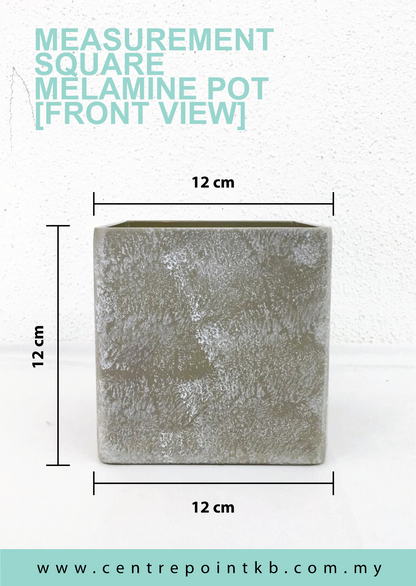 Square Melamine Pot (Pieces)